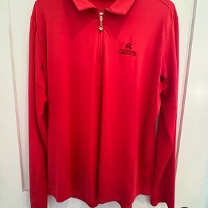 Riviera Country Club Red Long Sleeve Polo